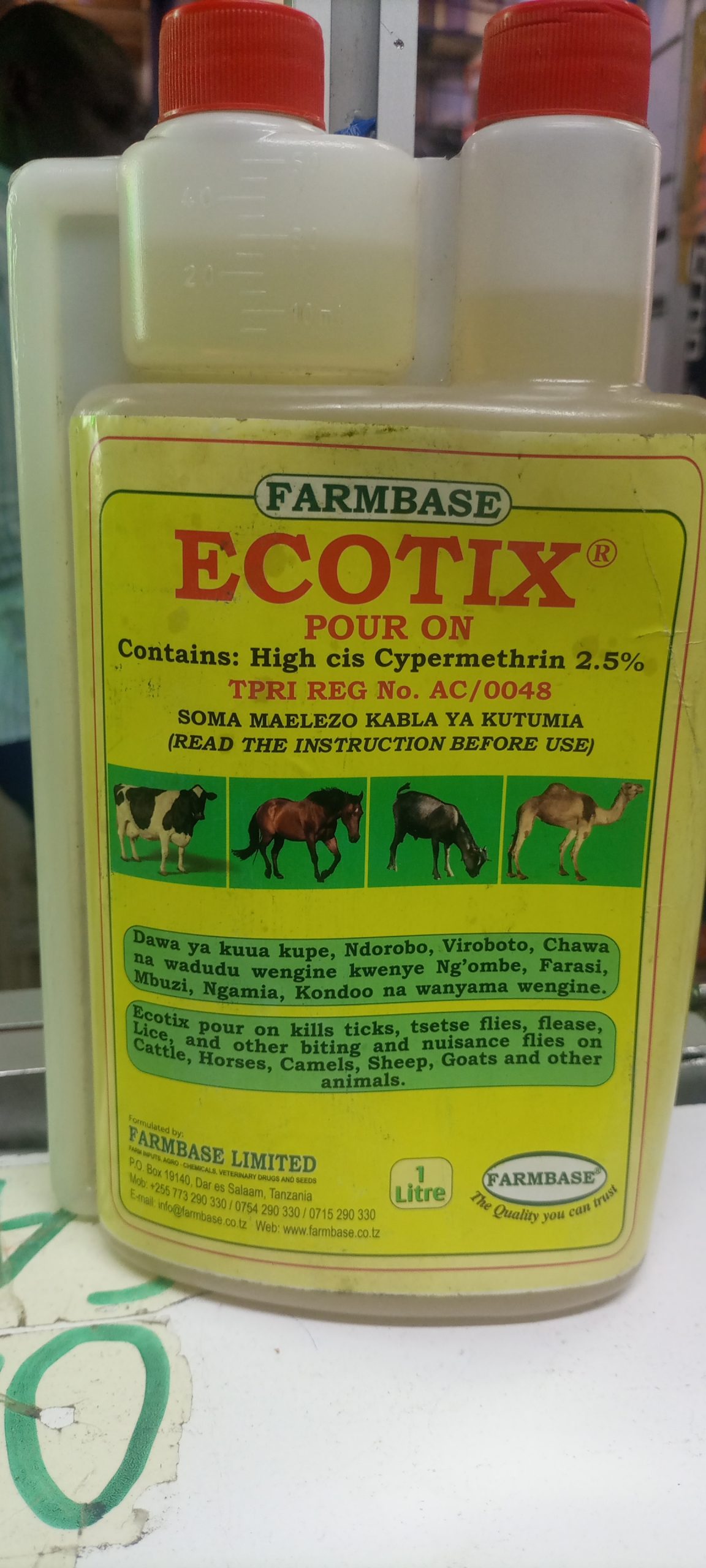 Ecotox pour on.