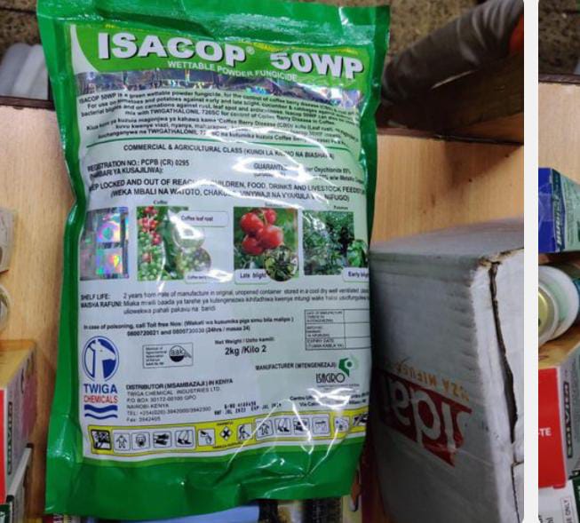 Isacop fungicide